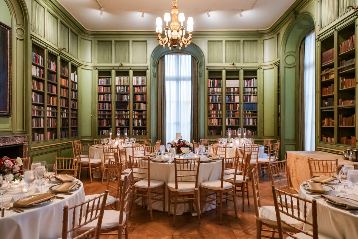 Wedding design by Blue Sapphire Events Washington, DC wedding planner at Meridian House