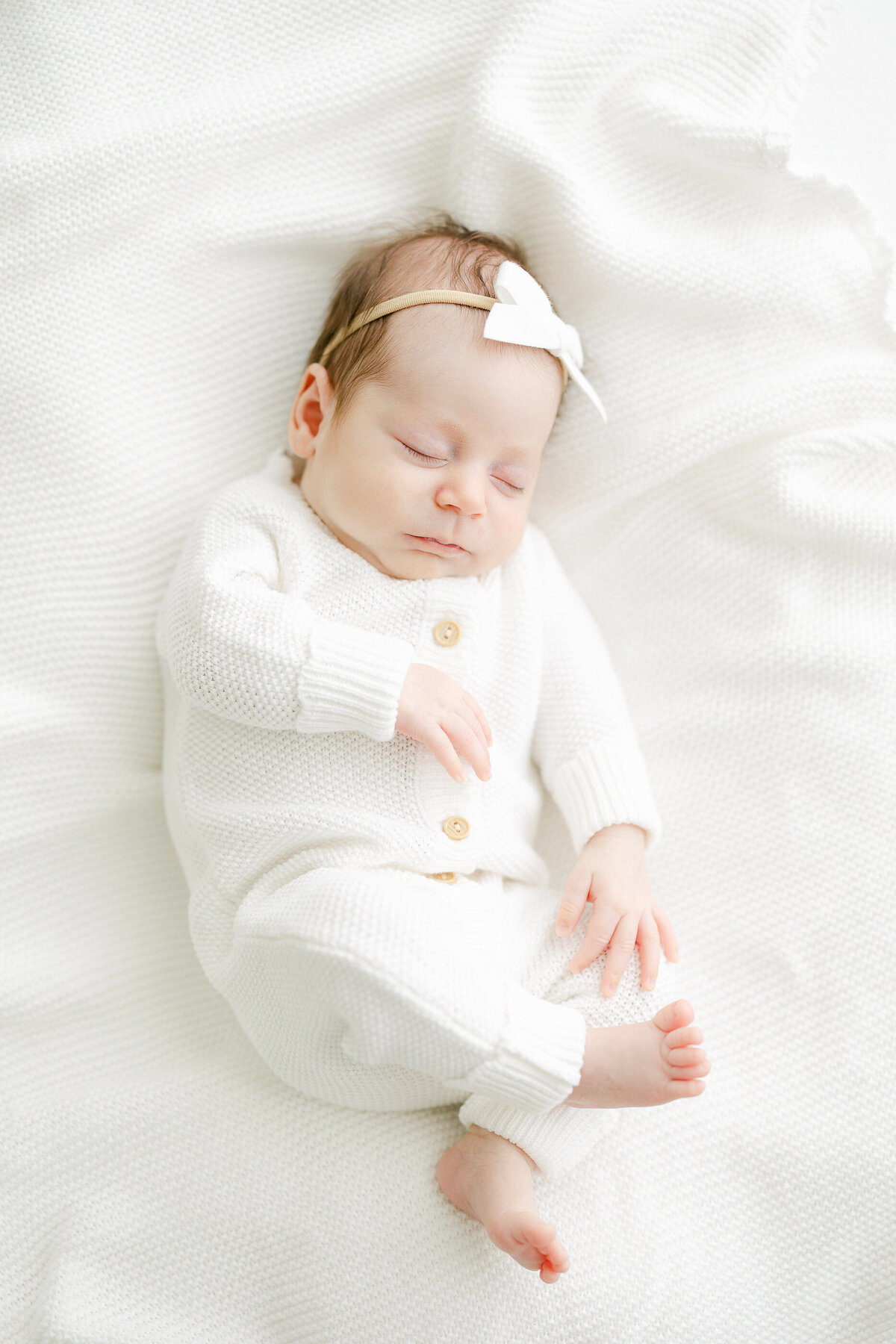a baby sleeping
