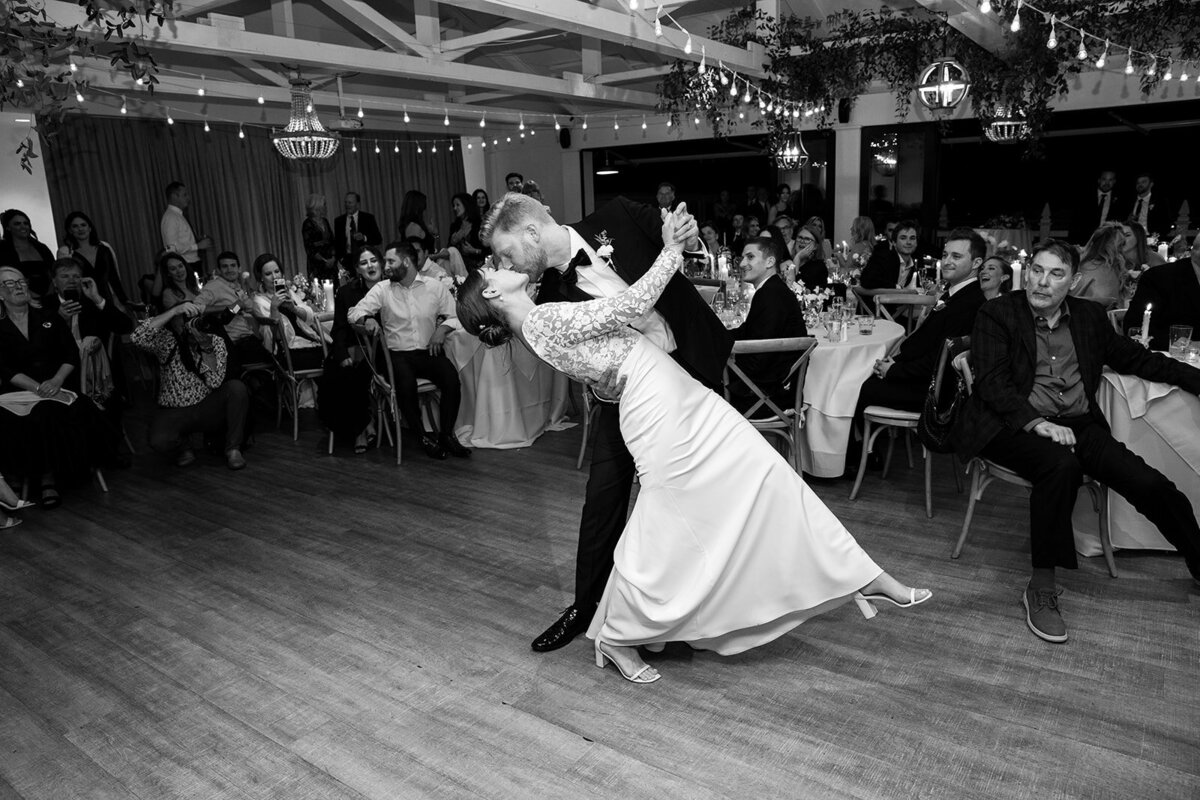 First dance in pavilion at Roche Harbor Resort