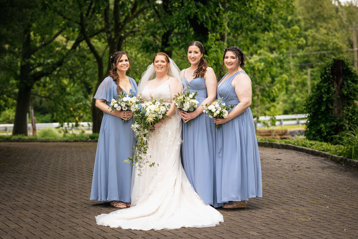 Light Blue Bridesmaids Dresses