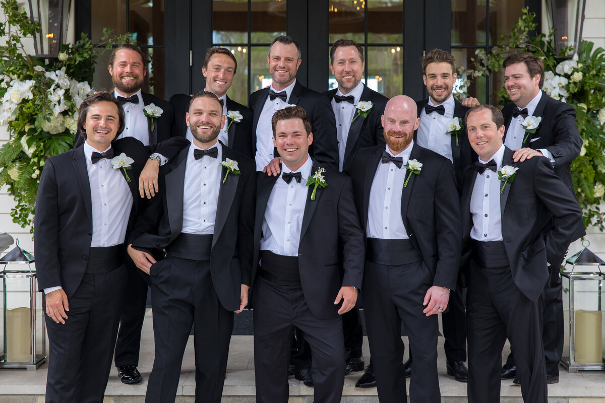 Groomsmen at Forbes Farm St Simons