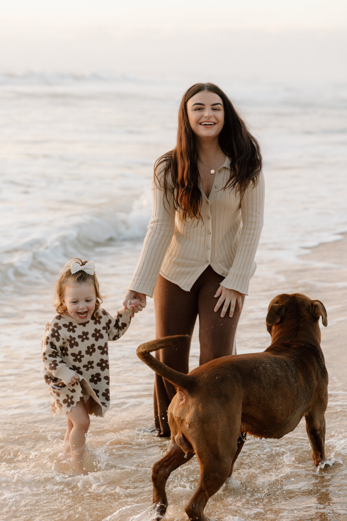 family photography mandurah beach sunset