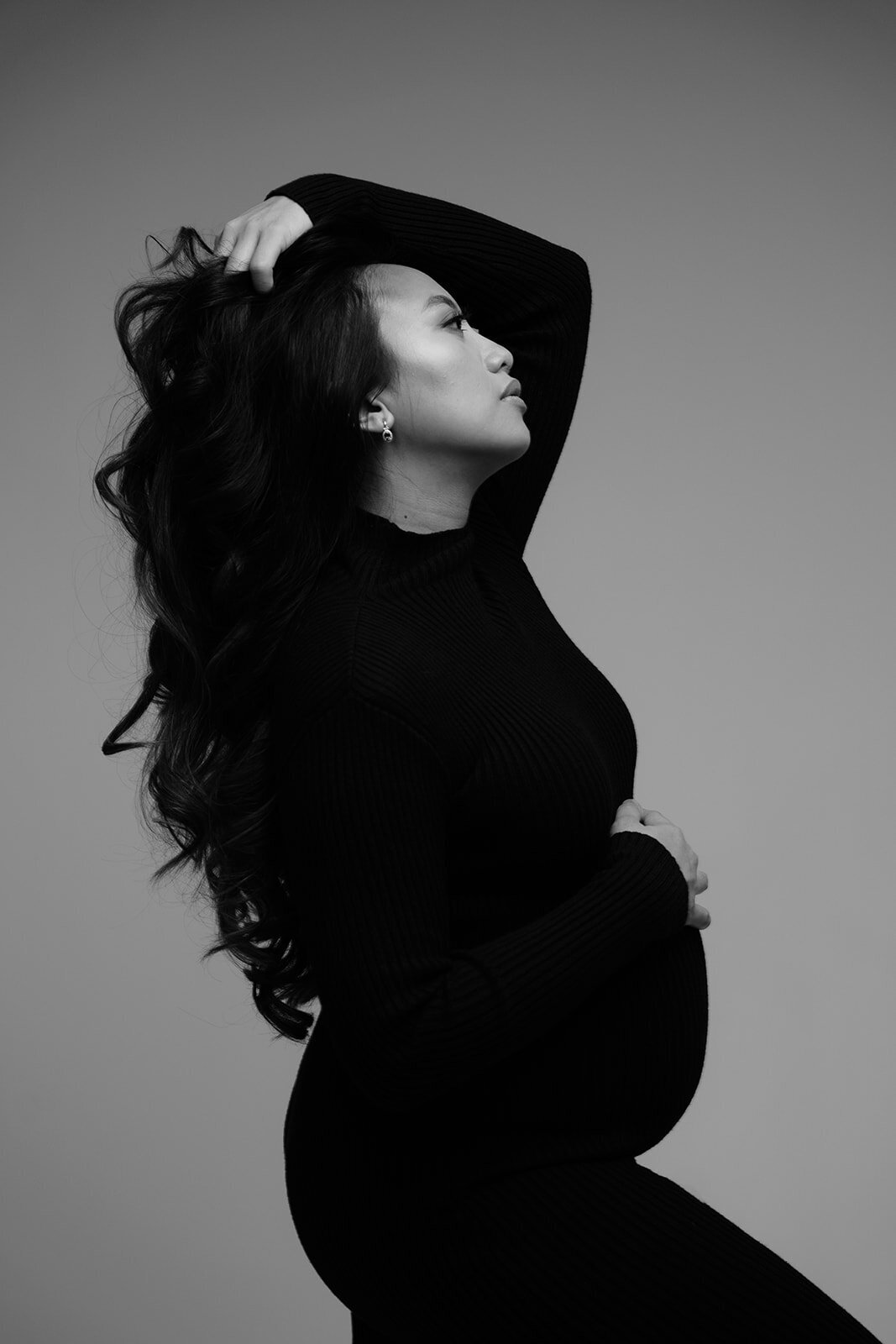 Classic Calvin Klein Studio Maternity Sessions, Ann Arbor, MI