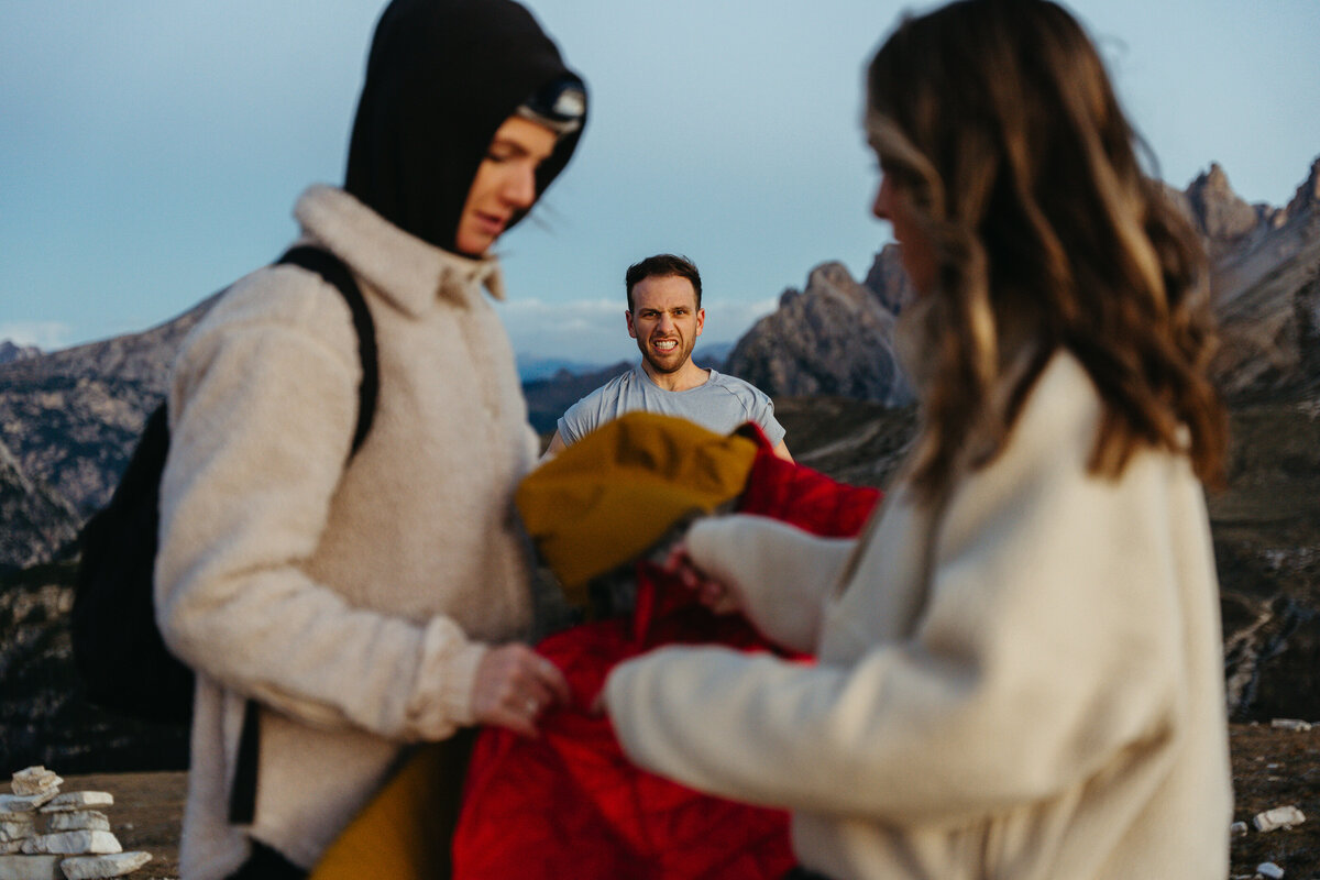 Cadini di Misurina Sunrise Elopement -13