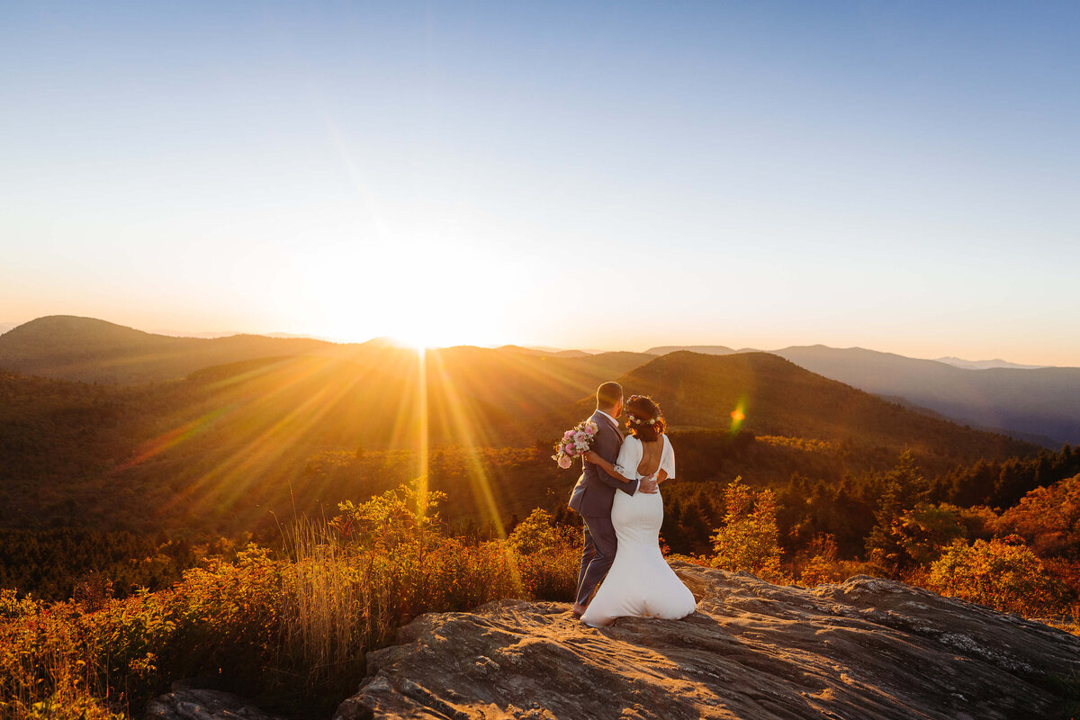 Black-Balsam-NC-Sunset-Elopement-114