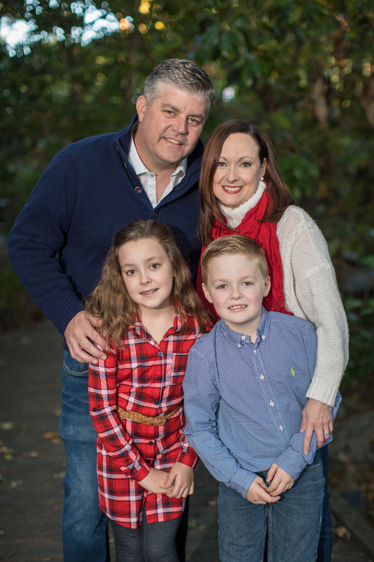 Family Christmas Photo by Atlanta Family Photographer
