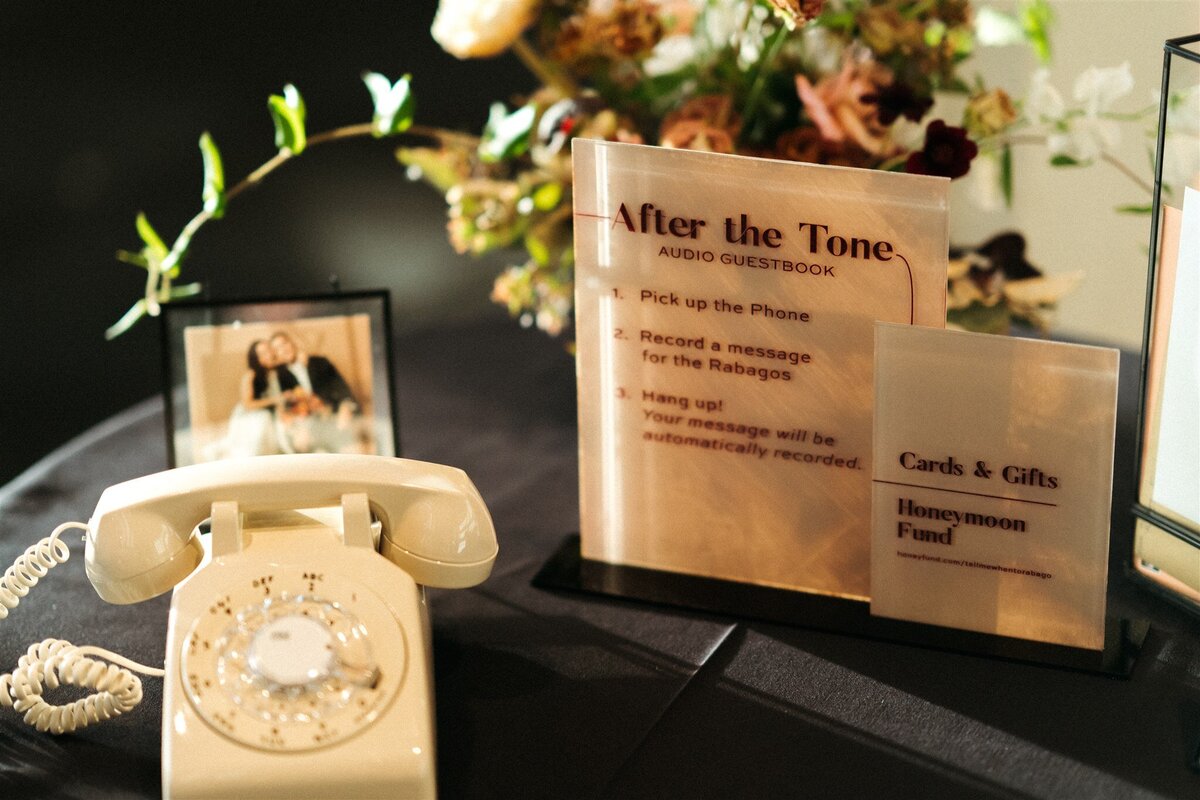 Terra Gallery WEdding Guest Book Phone
