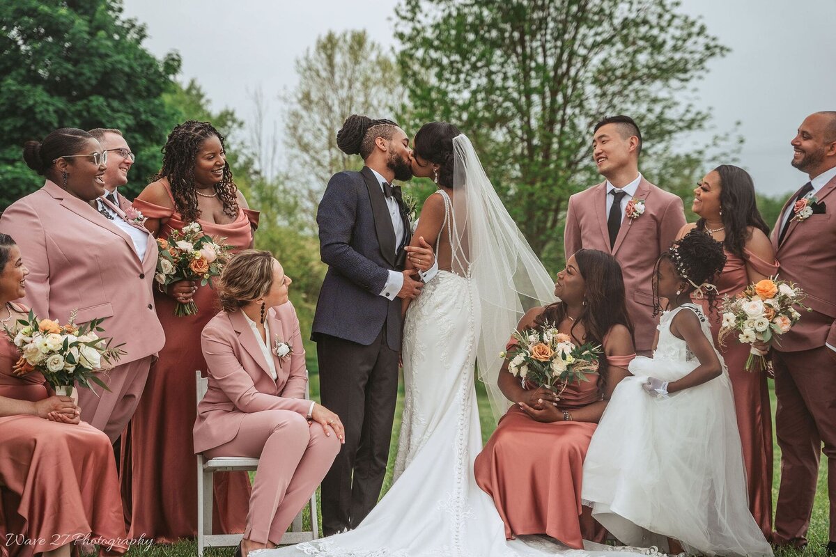 Regal bridal party