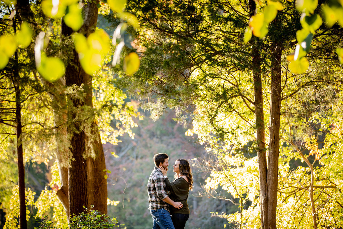 A Lake Johnson Park engagement session in Raleigh, NC