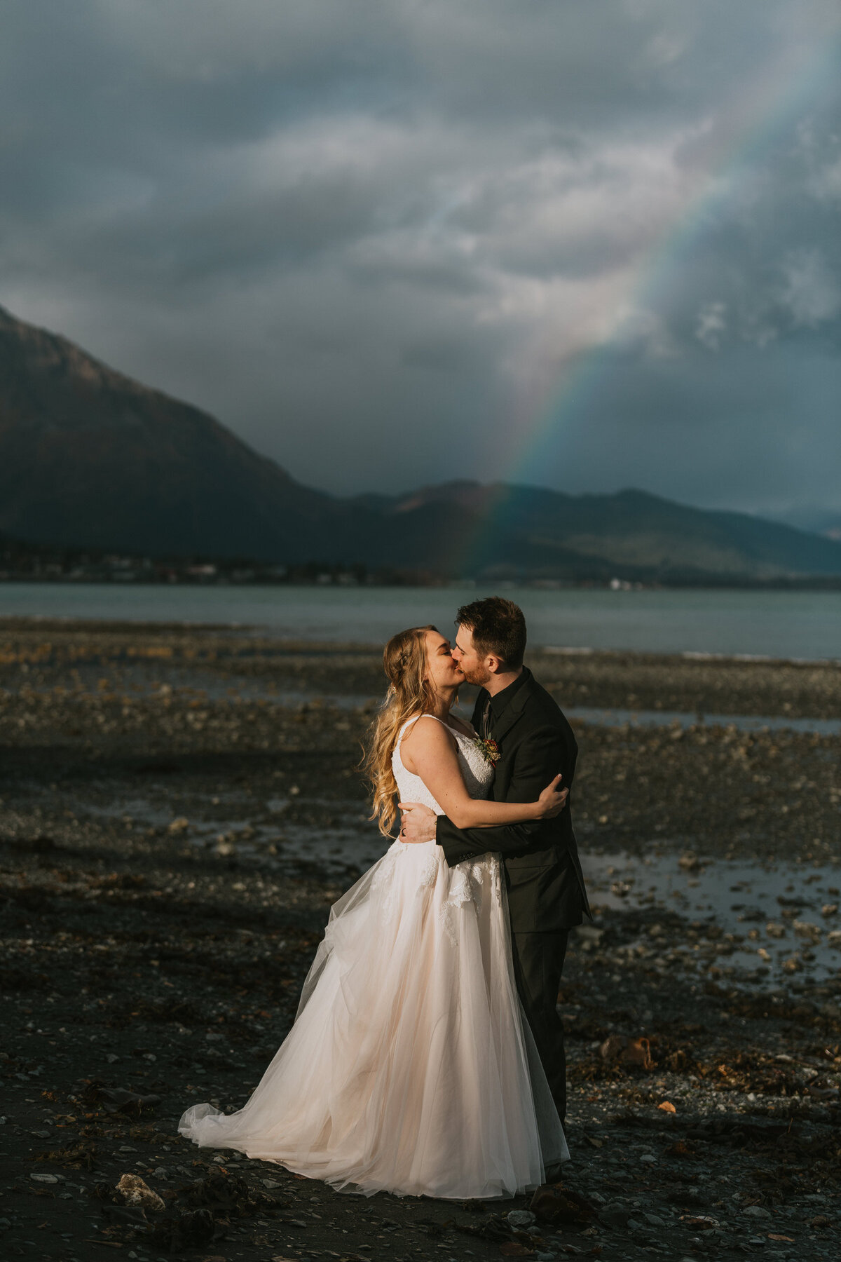 beach-elopement-seward-alaska-rainbow-donna-marie-photography