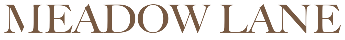 Meadow Lane Logo (Text Only Brown)