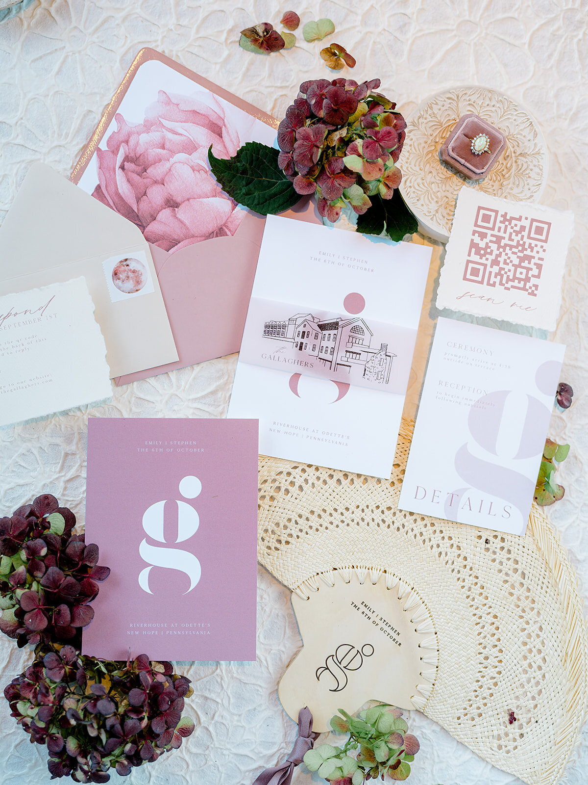 River House Wedding - New Hope, PA - October 2020 - Photography by Magdalena Studios - Design by Shannon Wellington - 278_websize