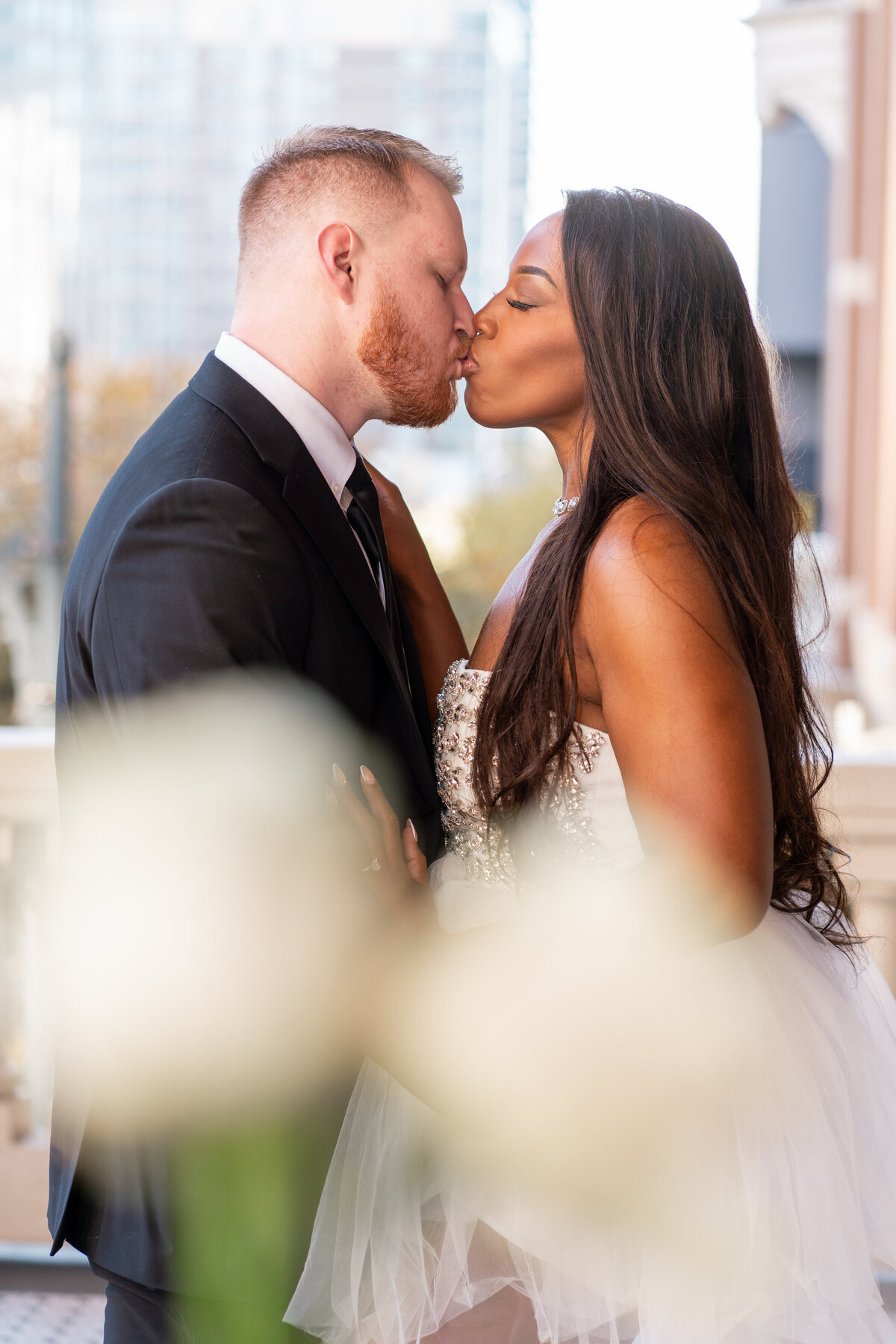 Engagement Session in Downtown Austin Texas at the Driskill Hotel