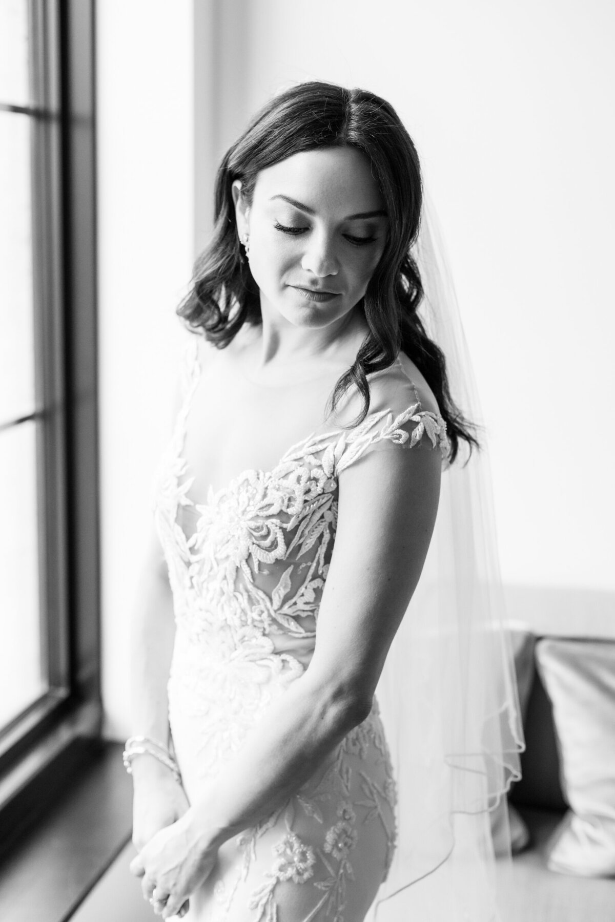 a quiet bridal portrait of sarah