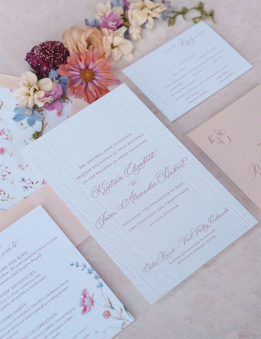 Aspen Tree Wedding Invitations