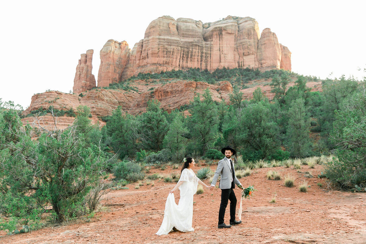 Karlie Colleen Photography - Sedona Arizona Elopement Wedding - Sara & Alfredo-200