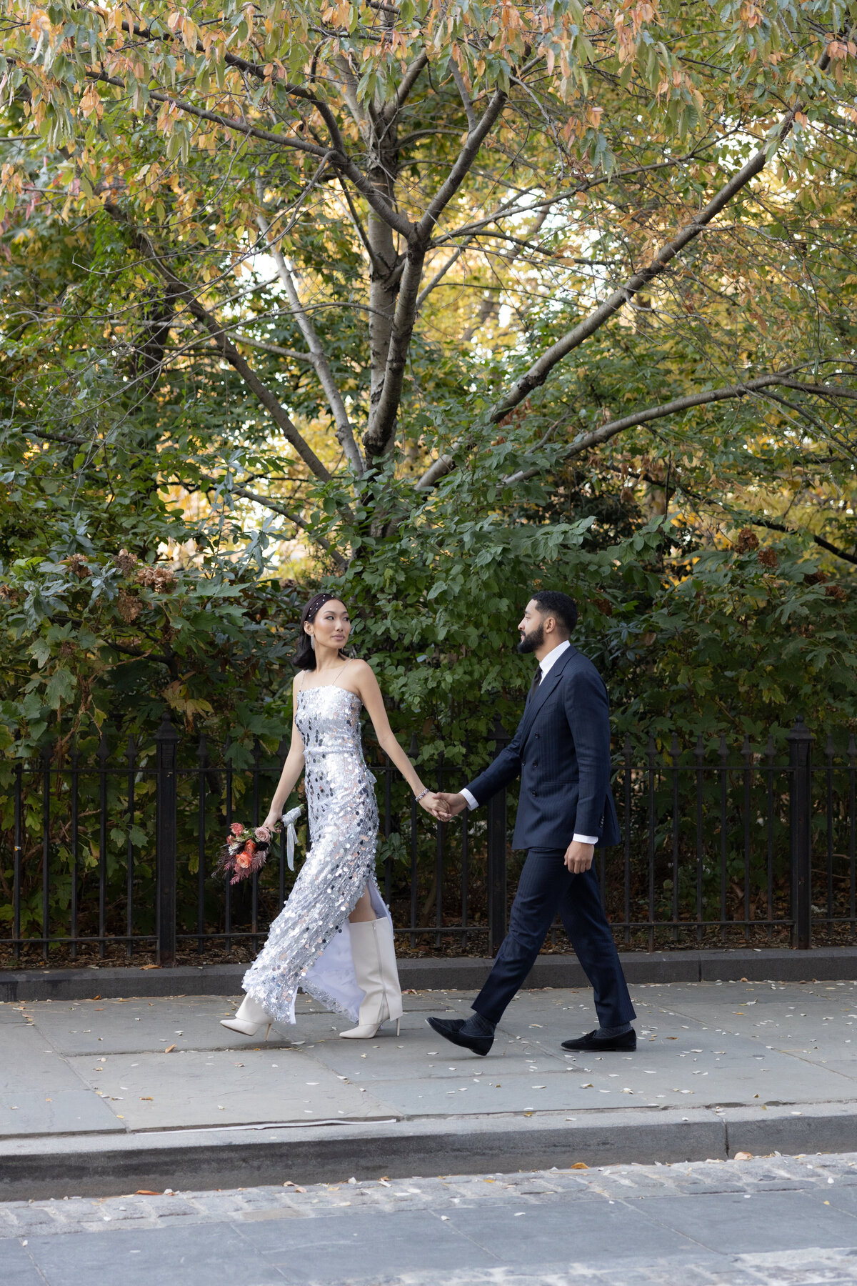 Editorial Elopement on DUMBO Streets
