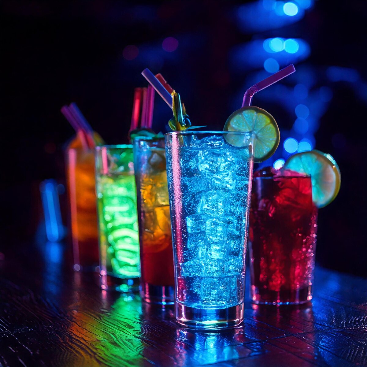 Firefly neon bar drinks 19972