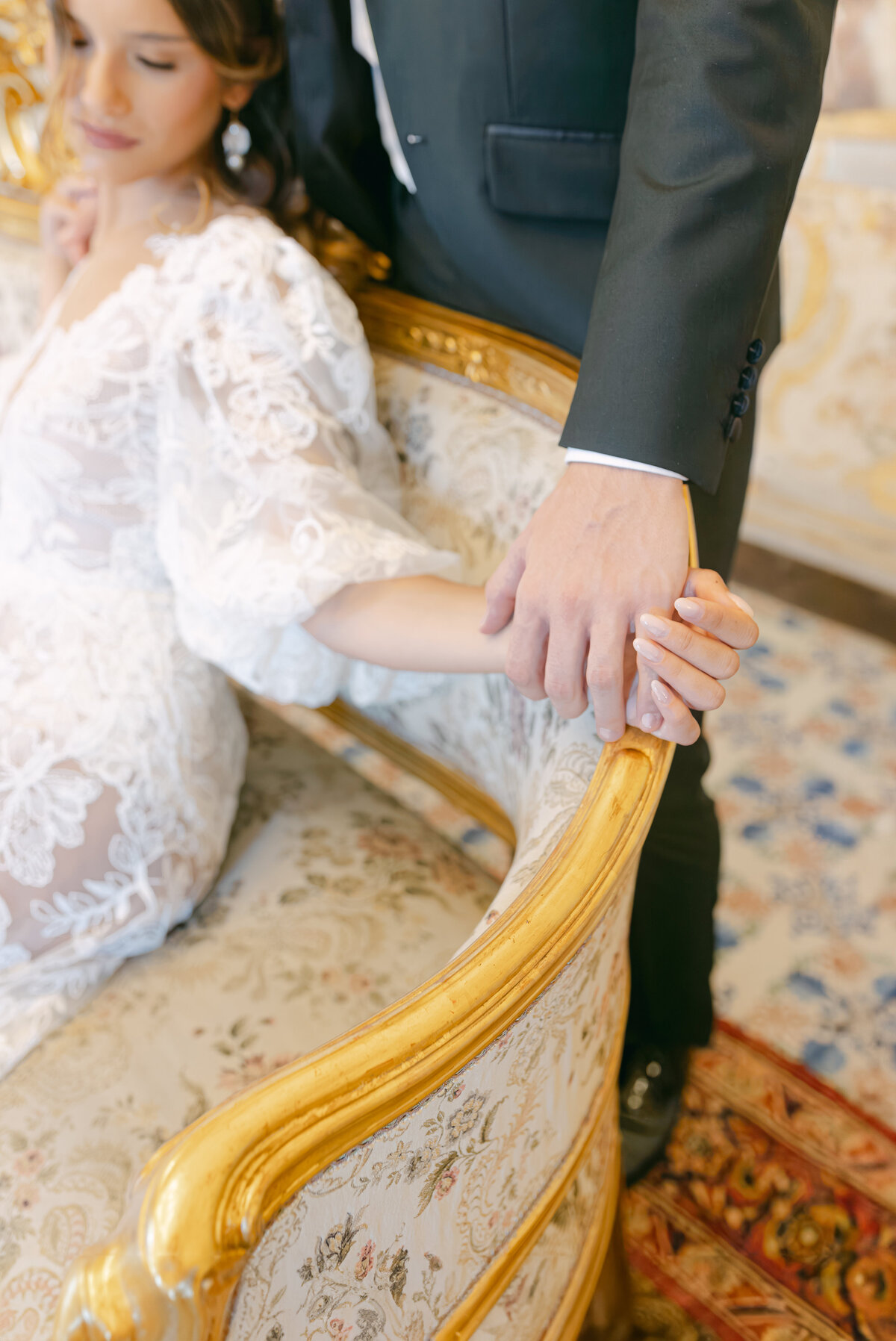 681 - Maila Enea Events - Dolce Hobby and Cake - Bride and Groom - Andrea Sedici Wedding Dress - The Way to Bloom_ Sarah Tappen - Villa Del GattoPardo Hotel_ Palermo_ Italy - Joana Senkute Photography