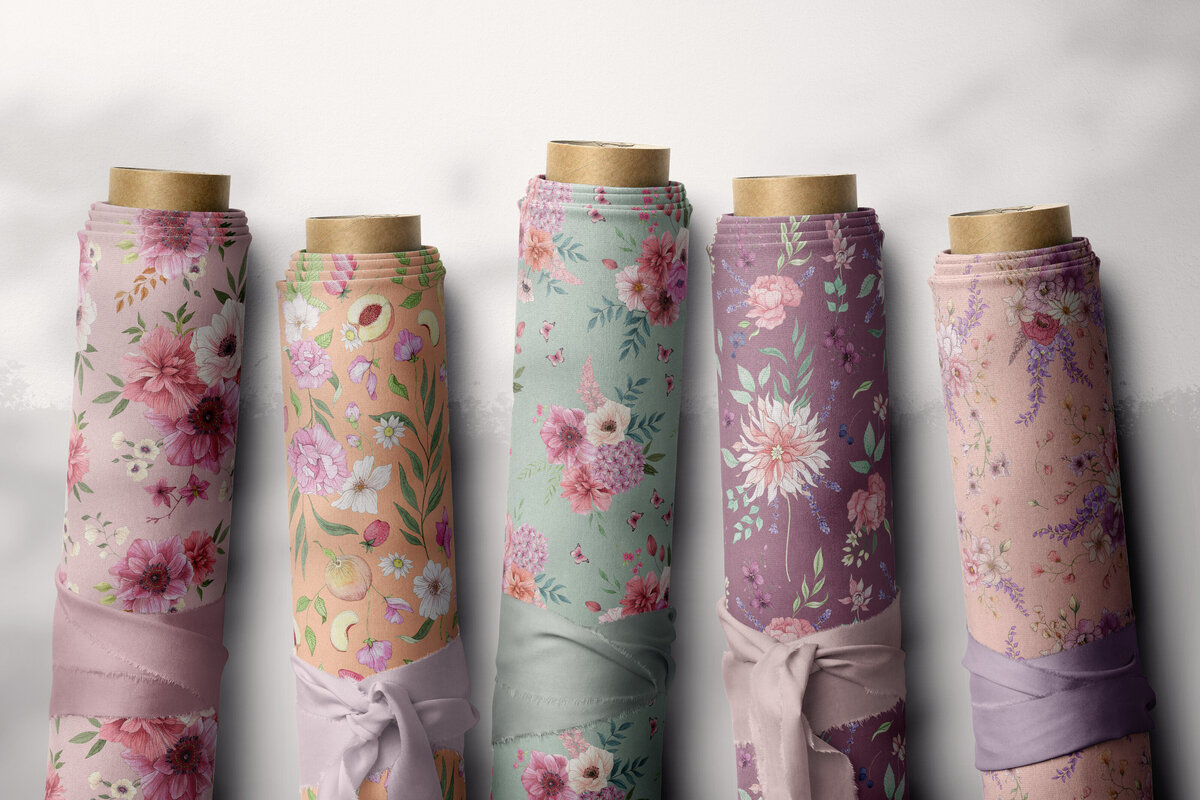 fabric rolls x 5.1