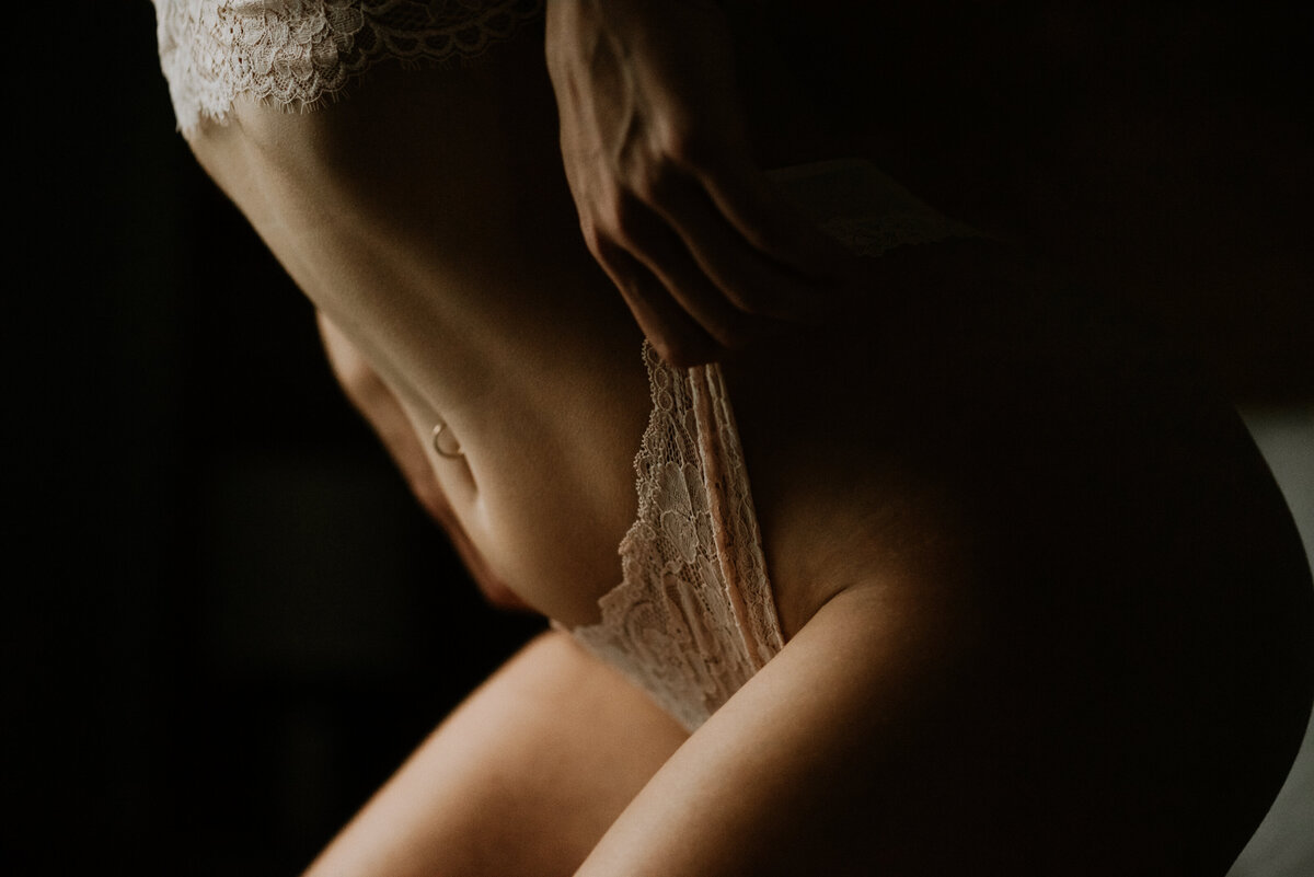 sensual image with lingerie