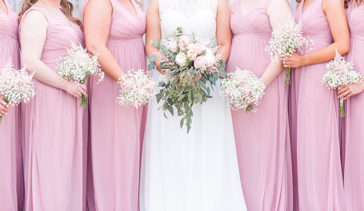 Elizabeth Hill Photography Blush and Navy North Carolina Wedding