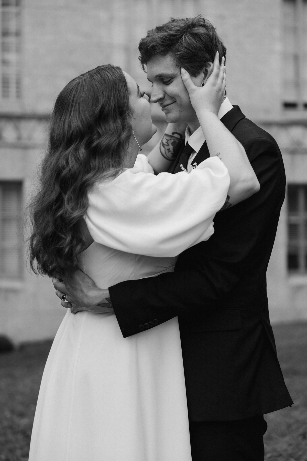 Bride and groom wedding photos