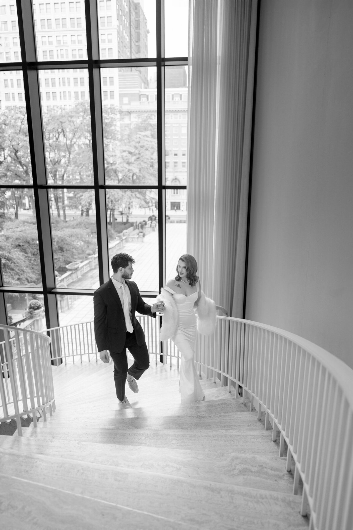Berlez-Aspen-Avenue-Chicago-Wedding-Photographer-Glam-Atelier-Clair-De-Lune-Vintage-Bob-Mackie-Sheer-Beaded-Gown-Luxury-Engagement-Art-Institute-of-Chicago-South-Garden-62