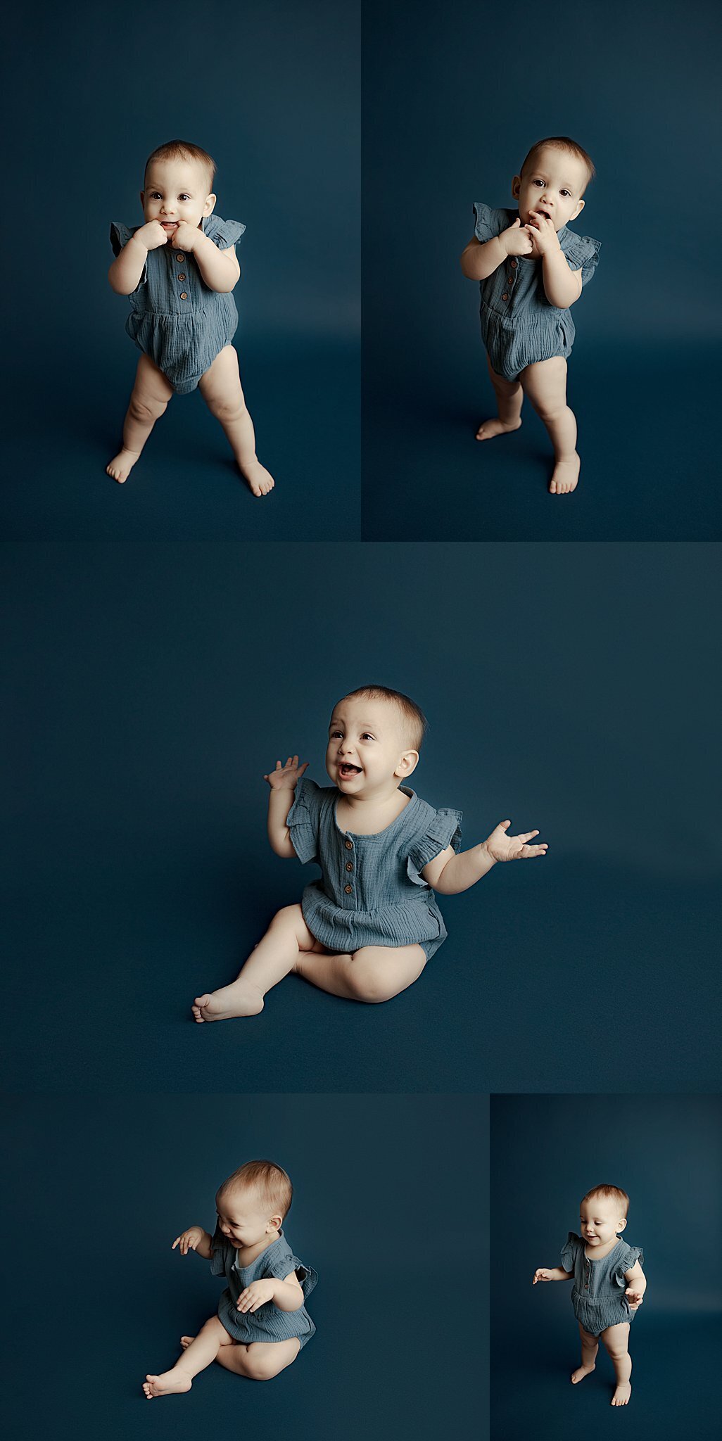 six month baby milestone photographer austin texas