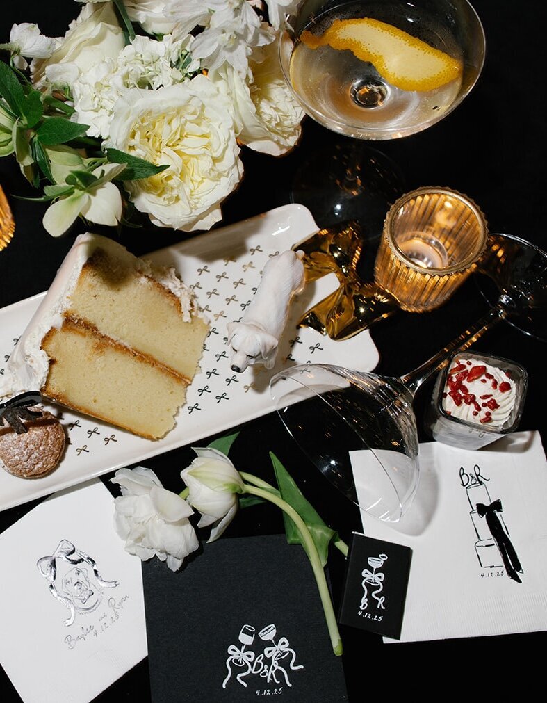 Best Messy cake flatlay film wedding