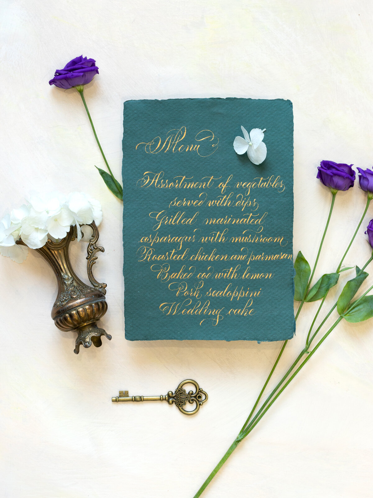 G Designers Wedding Menu WM6