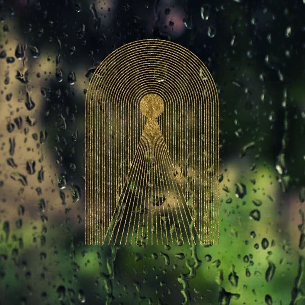 Green Dark Minimalist Animated Nature Musical Video (1000 × 1000 px)