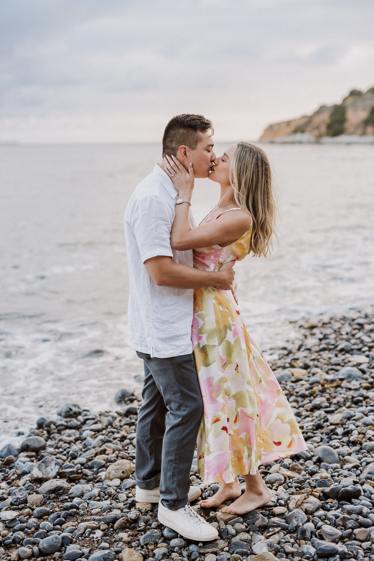 palos verdes engagement photographer terranea
