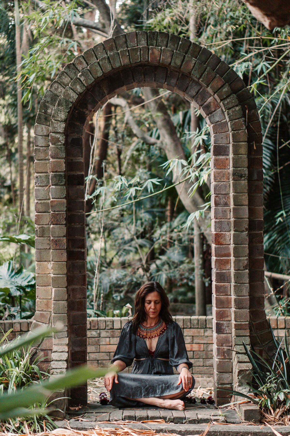 62- forest spiritual yoga photos Emma yogaroo Australia