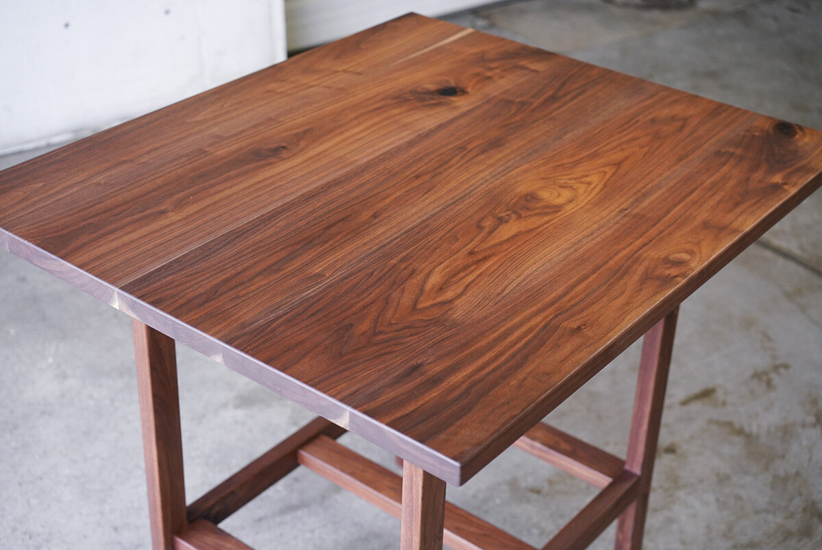 Square Walnut Table Top