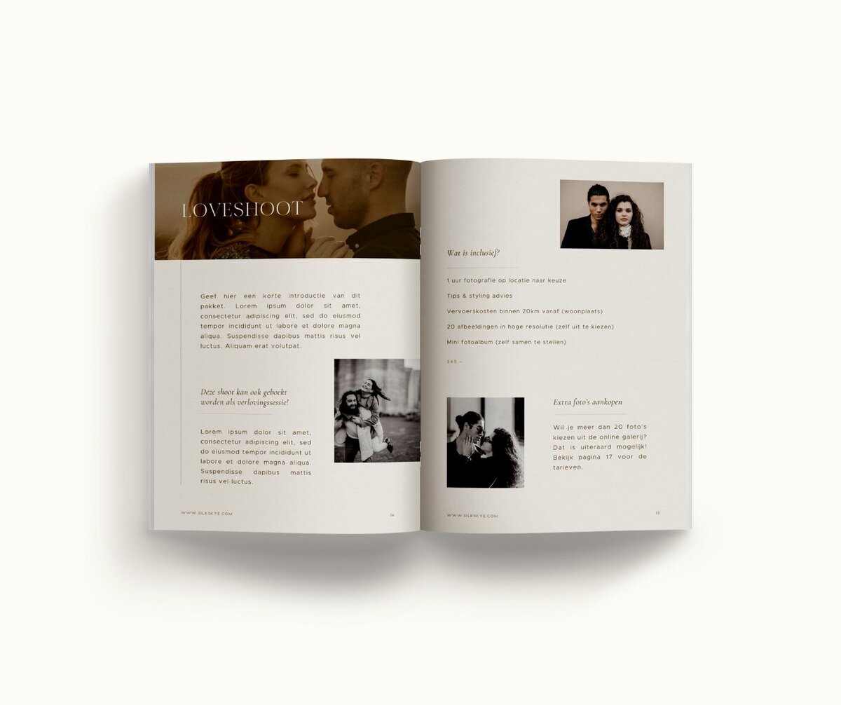 Canva brochure template Silk Skye 9