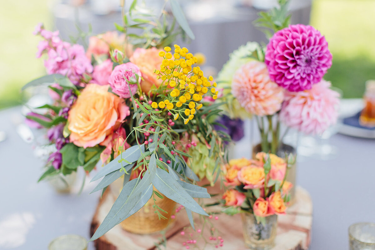 Tablescape bouquet detail | Bella Fleur