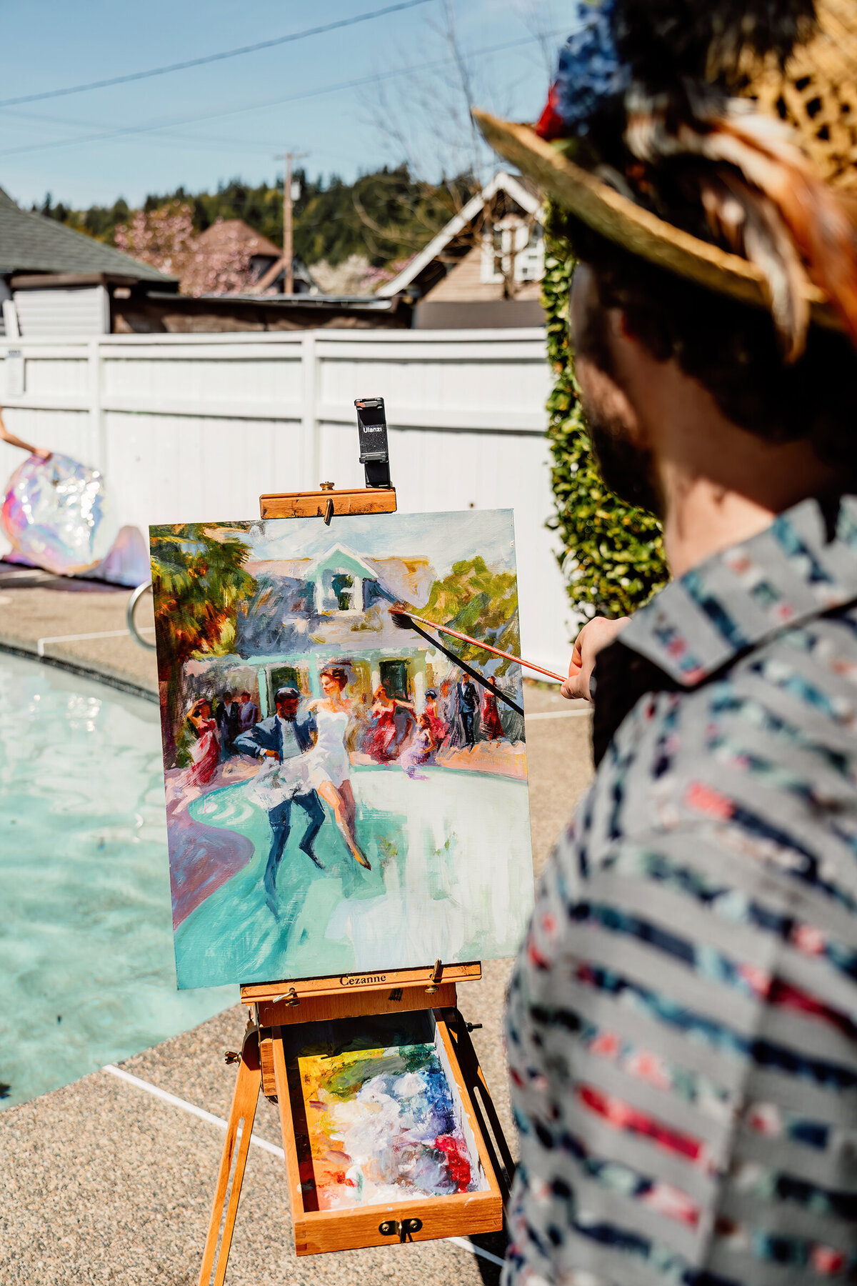 brand photography for painting