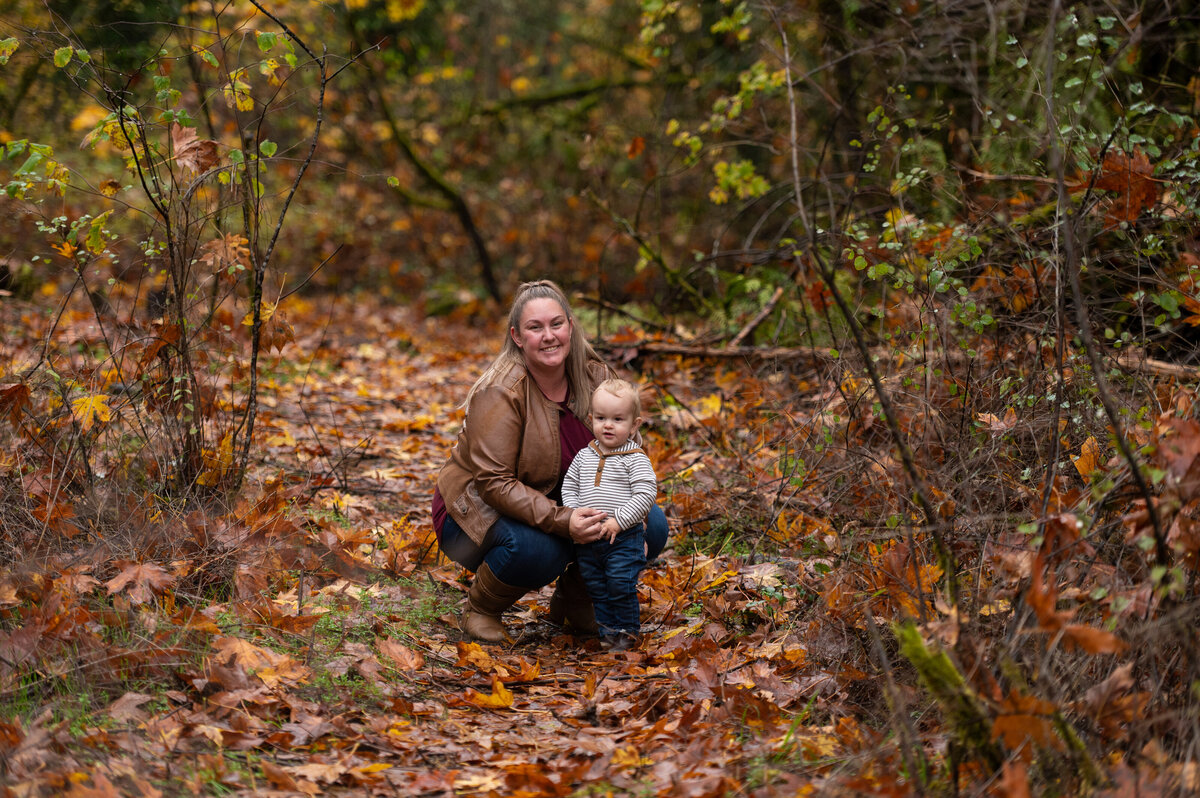 Toddler and mom is seattle