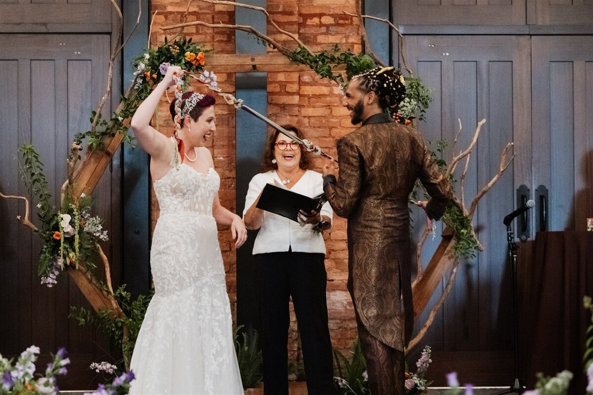 21 - Armature Works Social Room Wedding Ceremony Handfasting - Tampa Bay Wedding Planner