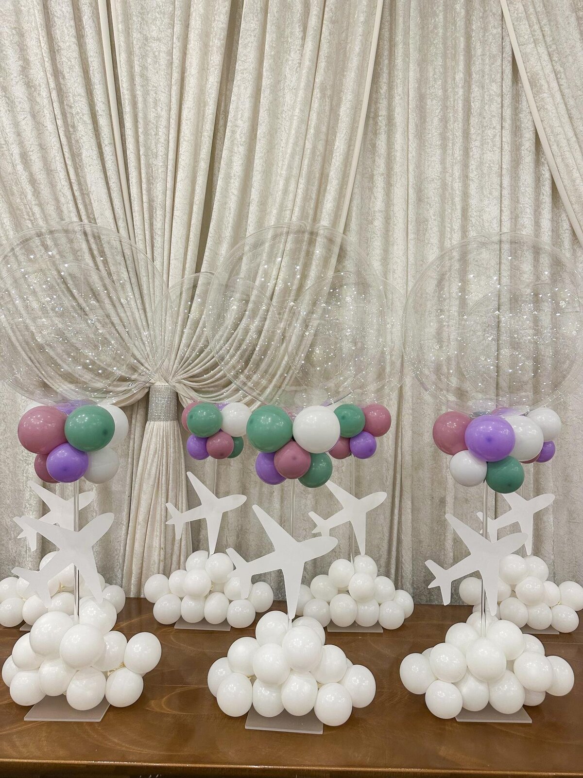 chicago airplane event decor