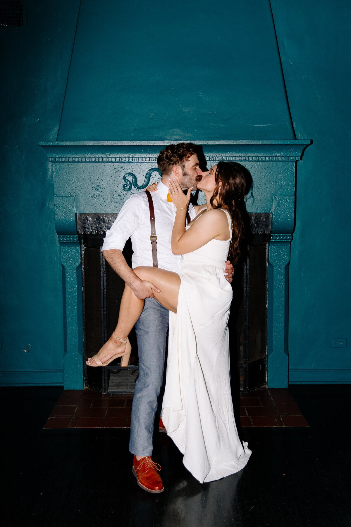 Intimate elopement at Redbird Restaurant in Downtown LA