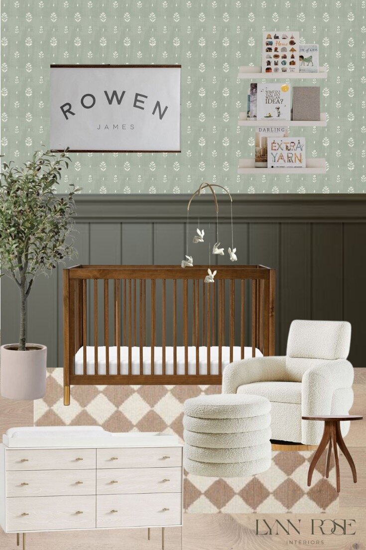 boys nursery visual design concept
