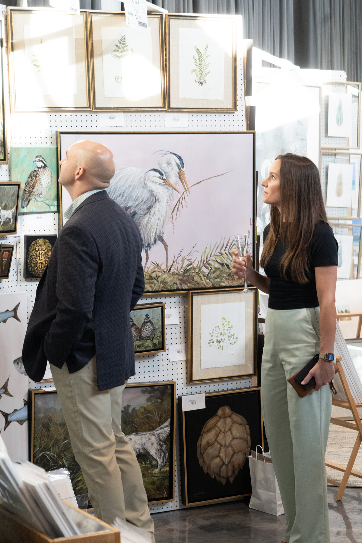 Kelly Francis at The Loyola Art Show