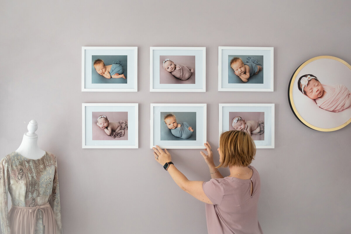 wall-art-installation-newborn-portrait-studio-design