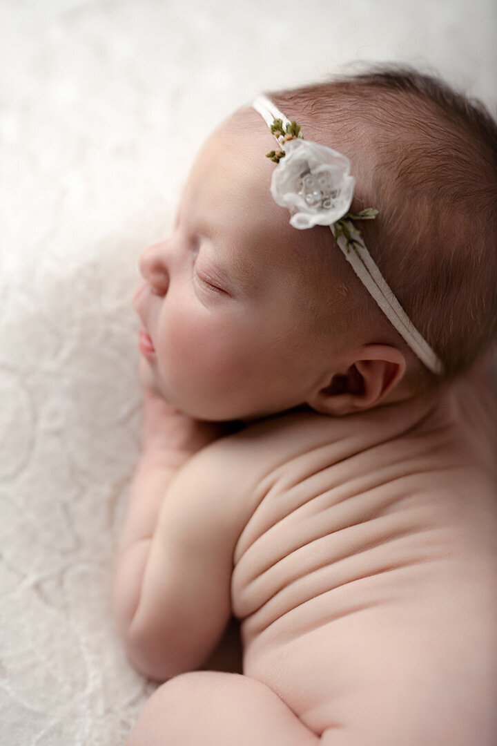 Grand Rapids Newborn Photography Baby rolls by For the Love of Photography