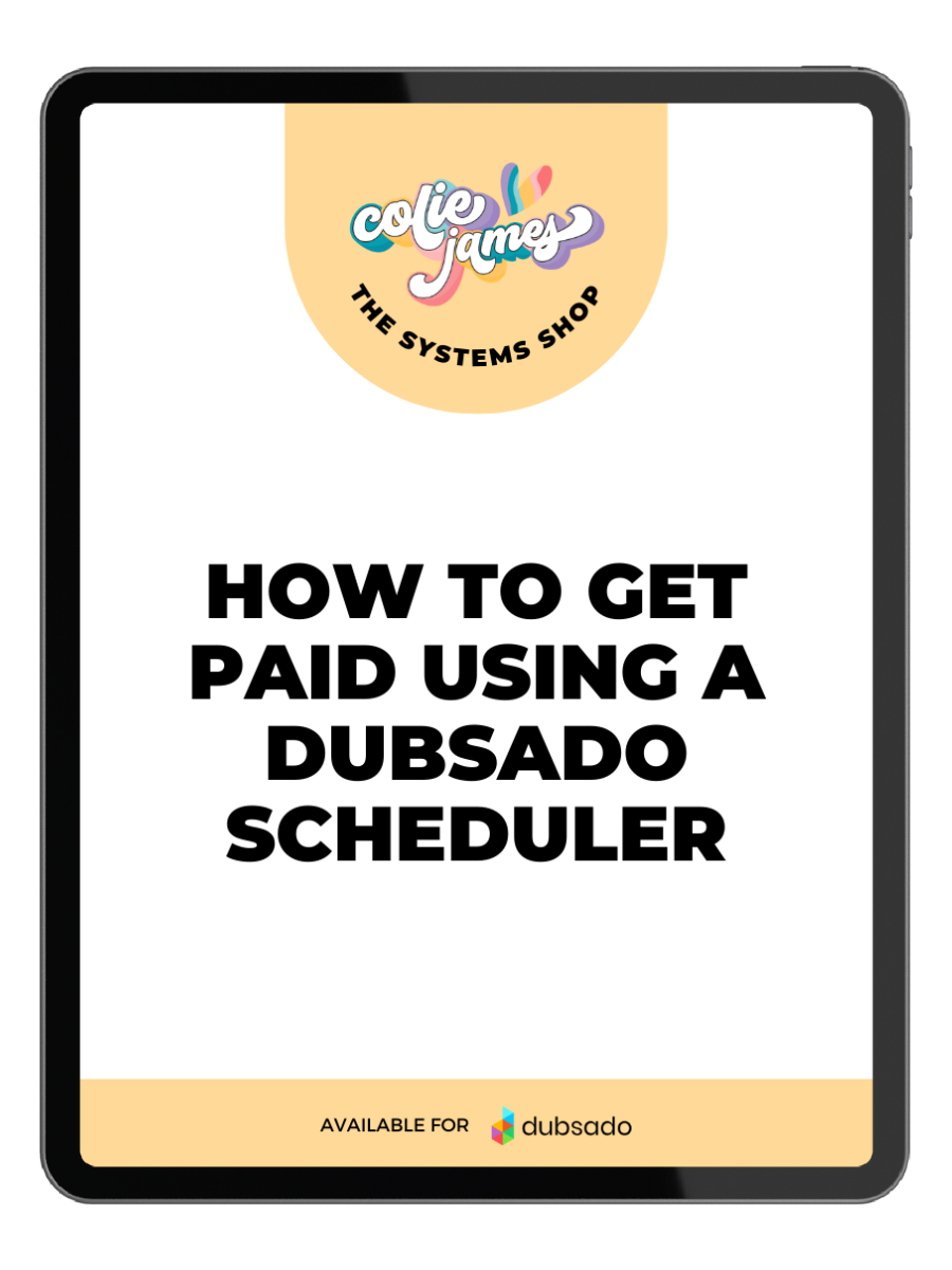 paid with Dubsado scheduler