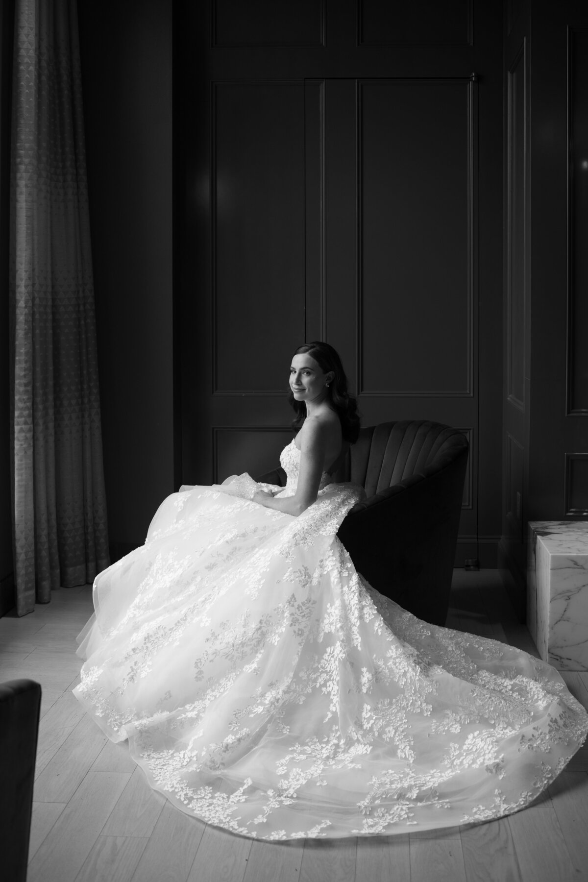 Hotel Vin - Grapevine Texas - Nick + Claire Bondar January 4 2025 Getting Ready - Stephanie Michelle Photography-94