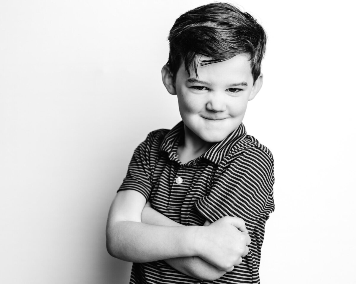 boy with arms crossed portrait photographer long island