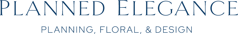 Logo design for Planned Elegance, a luxury wedding planner